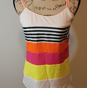 C. Luce striped sleeveless top